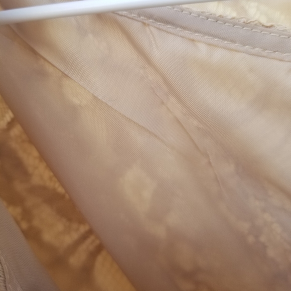 2pc lace dress with jacket. Dress size 16. Danny & Nicole. Light taupe - Picture 4 of 11